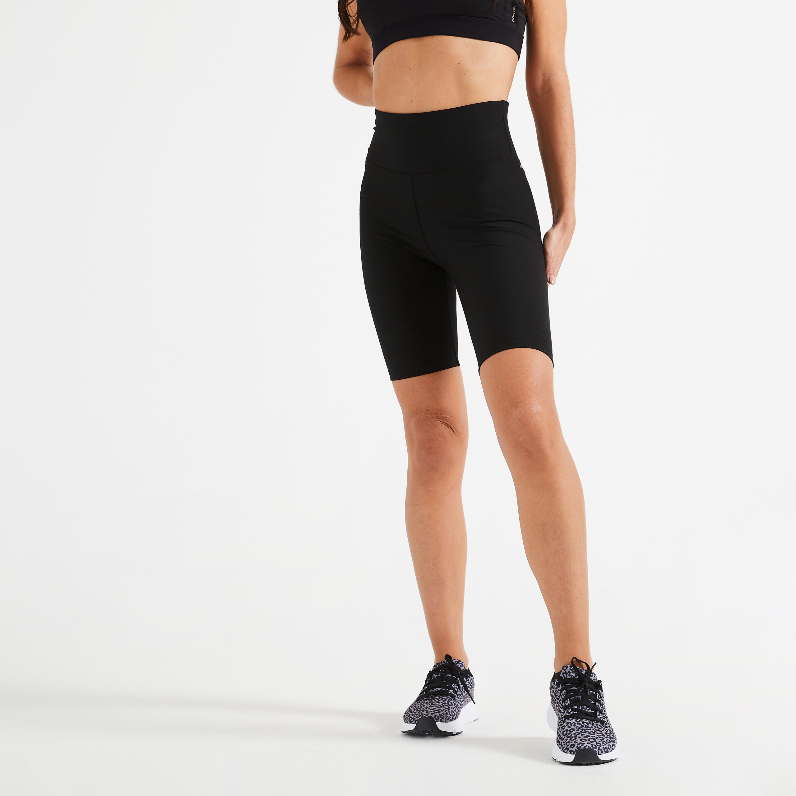 Score big on Latest Fashion Women's High-Waisted Fitness Cardio Cycling  Shorts - Black items with up to 50% off
